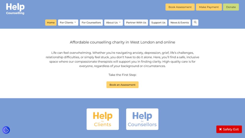 Screenshot - Help Counselling